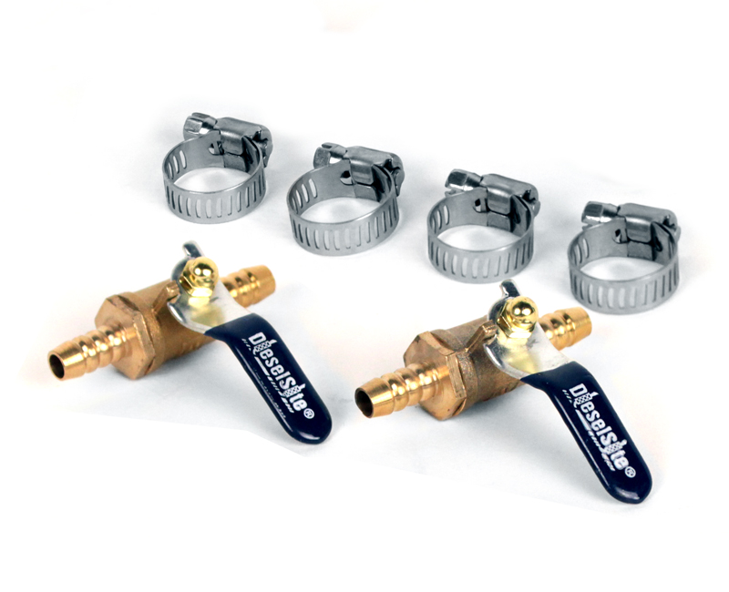 Dieselsite 5/16" Fuel InLine Shut Off Valves